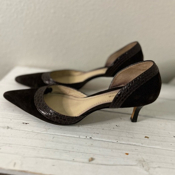 Ann Taylor Elegant Dark Heels - Picture 1 of 7